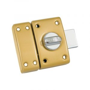 Abus Verrous de sûreté clk 50 mm bronze 1 boîte(s) de 1 pièce(s) verrou classik cylindre/bouton ø23 x 50 mm - bronze france