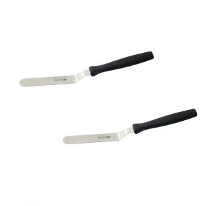 FM PROFESSIONAL Set de 2 Mini spatules coud&eacute;es