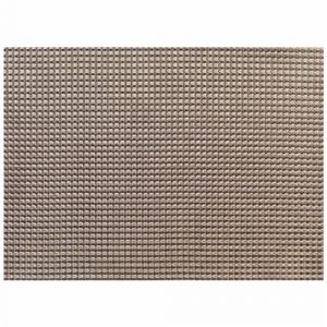 Pujadas Set de Table Maille Epaisse Marron et Dor&eacute; 45 x 30 cm