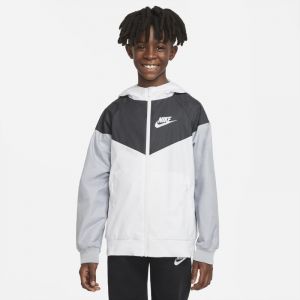 Nike Veste Sportswear Windrunner pour Garçon plus âgé - Blanc - Taille XS - Male