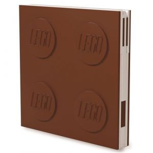 Lego Carnet et stylo à encre gel – brun rougeâtre