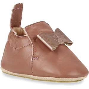 Easy Peasy Chaussons enfant MY BLU NOEUD Rose - Taille 6-12 mois