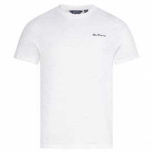 Ben Sherman Small Logo Hommes T-shirt 0076266-BLANC