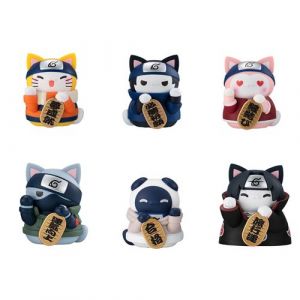 Megahouse Figurine Naruto-Nyaruto! Mega Cat Project Beckoning Cat Fortune One more time 7 cm Boîte mystère