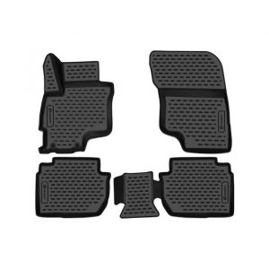Element Tapis de sol 3D MITSUBISHI Outlander PHEV (2014-2019) 4 pi&egrave;ces - Hybride