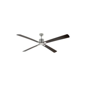 Boutica-design Ventilateur de Plafond Eco Neo III 180cm Nickel bross&eacute; Noyer Cerisier -