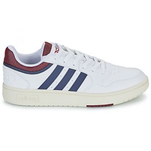 Adidas Homme Hoops 3.0 Sneaker, FTWR White/Shadow Navy/Shadow Red, 39 1/3 EU