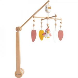 Mobile musical perroquet 40 cm Multicolore