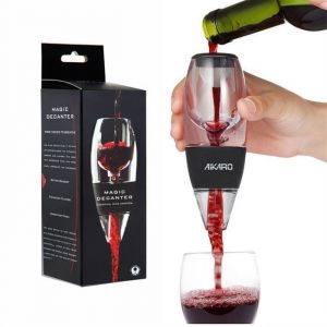 AIKARO - Aérateur de Vin Decanteur a Vin avec Filtre et Base
