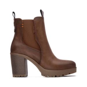 Refresh Bottes Chelsea Femme Camel - Chaussures confortables et polyvalentes - Mode décontractée - Modèle 17320002 (Taille36)