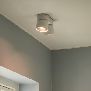 Nordlux Spoterie pitcher, Métal, Couleur Blanc, GU10, H.11.6, IP20 / Intérieur