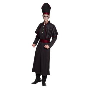 Ruedelafete Costume prêtre sombre - Homme