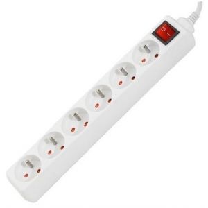 Bloc ménager 6 prises 2P+T 16A TECH HIT