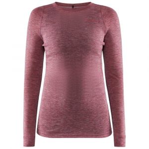 Craft T-shirt &agrave; Manches Longues En Laine M&eacute;rinos Core S Rose / Melange
