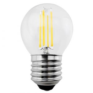 Maclean MCE Rétro Edison Ampoule à Filament LED Décorative Vintage Éclairage blanc chaud G45 E27 6W 600lm (MCE284)
