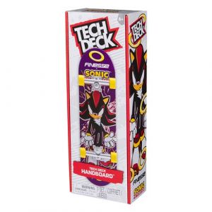 Tech Deck Finger Skate - 1 Handboard Sonic Finesse Teck Deck - Planche Sonic Finesse Au Format Collector 27 Cm - Skatez avec Les Mains Ou Exposez - Mini Skate - Jouet Enfant 6 Ans et +