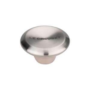 Image de Le Creuset 94034570000001 Accessoire Couvercle Bouton Métal RD 24/26/28/30/32/34 - OV 29/31/33/35/40 Acier Inoxydable 5,7 x 5,7 x 3 cm