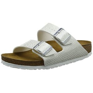 Birkenstock Arizona Bf W sandales blanc argent 36 (schmal) EU