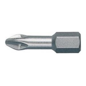 Wera Embout semi-dur avec zone de torsion pour vis cruciforme 1/4'' PZ, Dimensions : PZ 1, Long. totale 25 mm