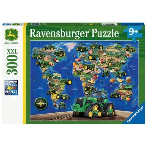 Ravensburger Puzzle enfant - puzzle 300 p xxl - le monde john deere - d&egrave;s 9 ans - 12984