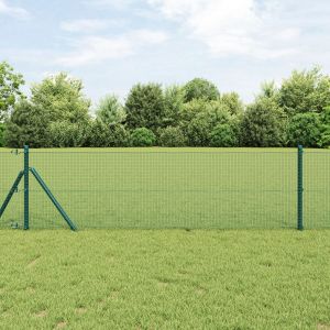 VidaXL Clôture En Fil Soudé Verte 0.4x10 M Acier