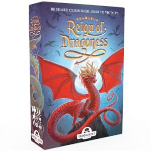 Grandpa Beck's Games Reign of Dragoness Card Game by A Strategic Hand Elimination Card Game | from The Creators of Skull King and Cover Your Assets| 3-8 Players 8+