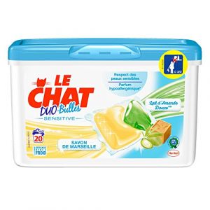 Le Chat Duo Bulles Sensitive Lessive Liquide 20 Doses Comparer Avec Touslesprixcom