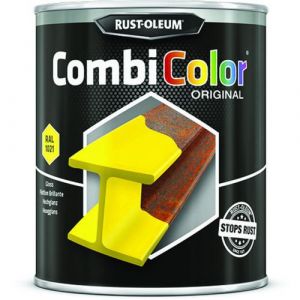 Rustoleum Peinture finition antirouille combicolor supports neufs ou sains alkyde white sipirit brosse/rouleau, pistolet sans air eau très soigné 10 m²/l ancien