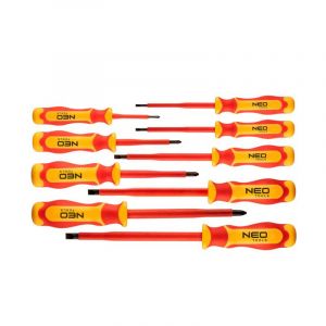 Jeu de tournevis 1000V, 9 pcs - NEO TOOLS - 04-143