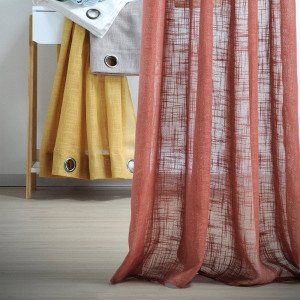 Voilage (135 x 260 cm) Ontario Terracotta