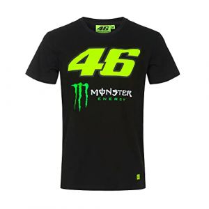 Valentino Rossi Monster T-Shirt Homme, Noir, XXL