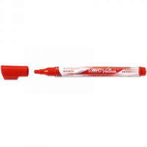 Bic Velleda Liquid Ink Pocket Feutre Effa&ccedil;able &agrave; Sec Bo&icirc;te de 12 Rouge