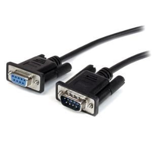 StarTech.com MXT1002MBK - Rallonge de câble série 2 m avec un connecteur DB9 M/F