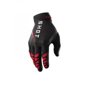 Shot Gants cross Core rouge/noir- 09