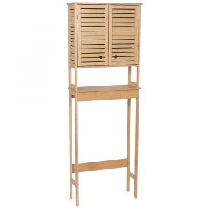 Meuble dessus WC 1 tablette Trinidad - Naturel - Tendance