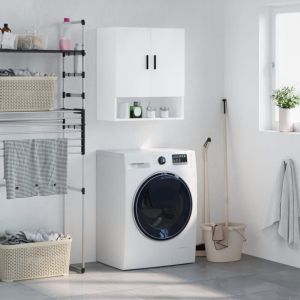 VidaXL Armoire murale blanc 60x31x70 cm bois d ing&eacute;nierie