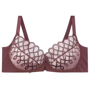 Pomm'Poire Soutien-gorge à armatures grand maintien bordeaux Anthologie