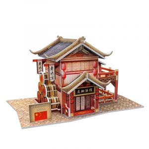 Dam Puzzle 3d style monde chine oriental taberne du dragon traditionnel