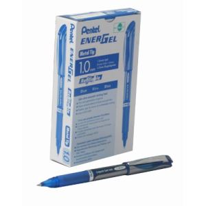 Pentel 12 stylos roller Energel BL60-C noir (1 mm)