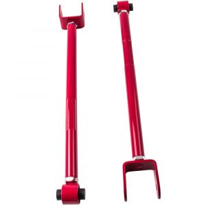 2pcs Arri&egrave;re r&eacute;glable Bras de Suspension compatible pour BMW 3 S&eacute;rie E36 E46 Z4 316 323 328 rouge
