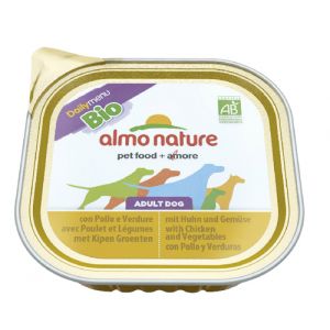 Image de Almo Nature daily menu bio pour chien Poulet et légumes