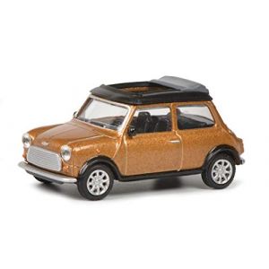 Schuco Mini Cooper braun met. 1:64 Modèle réduit de voiture