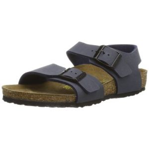 Birkenstock New York, Sandales Bride Arri&egrave;re Gar&ccedil;on, Bleu (Navy), 36 EU