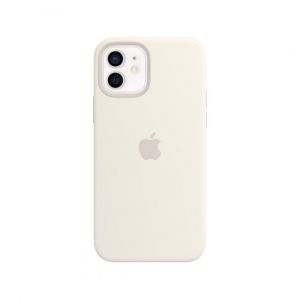 Image de Apple Coque iPhone 12/12 Pro Silicone blanc MagSafe