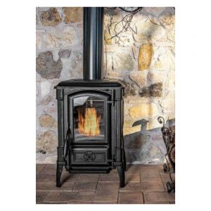 Azura home design Poêle à bois en fonte 6.5 kw ARINA