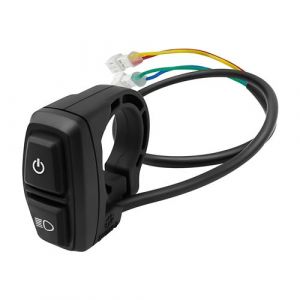 Minimotors Interrupteur Commodo Power et Phares pour Dualtron Pop Original Noir
