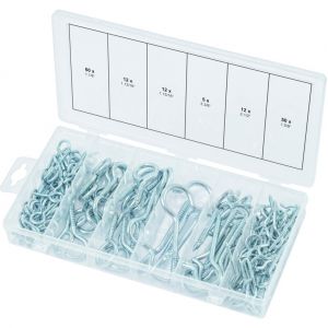 KS Tools Assortiment de goupilles et crochets, 151 pcs 970.0380
