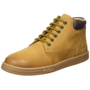 Kickers TACKLAND, Bottine Garçon Fille, Camel Marron, 30 EU