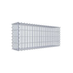 Gabion à copeaux 100 cm x 40 cm x 20 cm (L x H x P), maille 5 cm x 10 cm, spirale