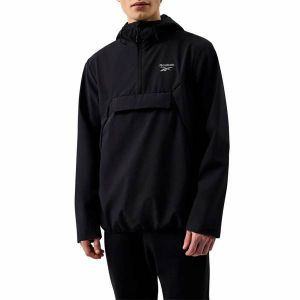 Reebok Burbage Windrunner Hommes Veste RBO00028-Noir